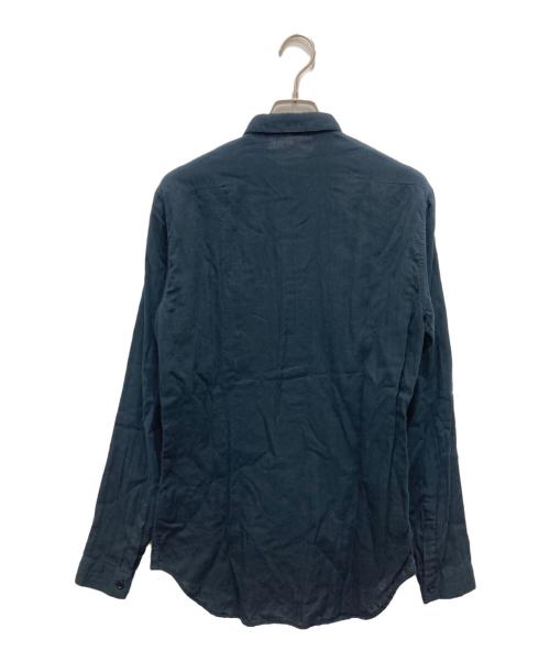 DIOR HOMME（ディオール オム）DIOR HOMME (ディオール オム) ガーゼシャツ ネイビー サイズ:38の古着・服飾アイテム