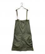 BEAMSビームス）の古着「アーミー オーバーパンツ アレンジ ワンピース」｜オリーブ