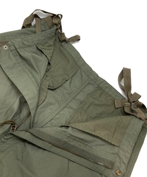 BEAMS（ビームス）BEAMS (ビームス) アーミー オーバーパンツ アレンジ ワンピース オリーブ サイズ:FREEの古着・服飾アイテム