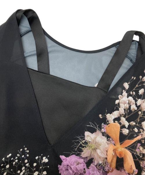 Ameri（アメリ）Ameri (アメリ) UND 2WAY DARIA V NECK ブラック サイズ:Sの古着・服飾アイテム