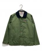 SON ON THE CHEESEサノバチーズ）の古着「コーチジャケット」｜グリーン