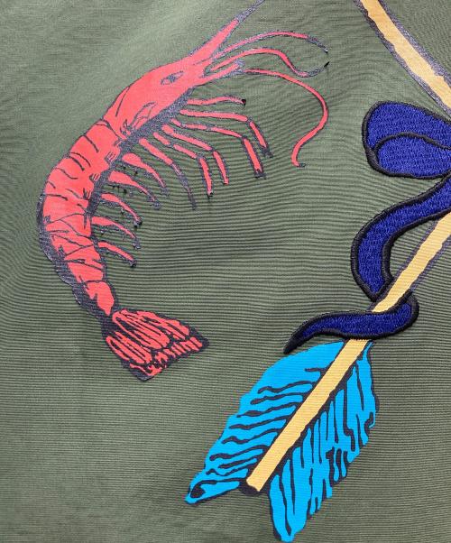 SON ON THE CHEESE（サノバチーズ）SON ON THE CHEESE (サノバチーズ) コーチジャケット グリーン サイズ:Mの古着・服飾アイテム