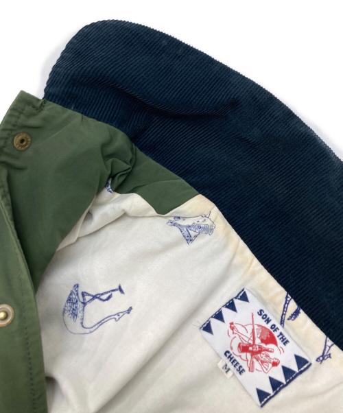 SON ON THE CHEESE（サノバチーズ）SON ON THE CHEESE (サノバチーズ) コーチジャケット グリーン サイズ:Mの古着・服飾アイテム