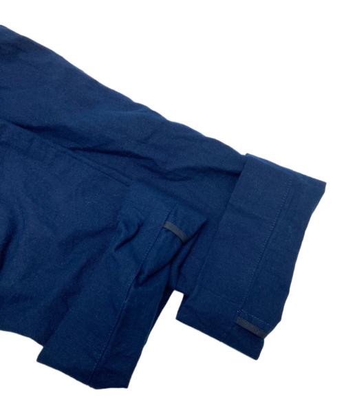 HUIS（ハウス）HUIS (ハウス) やわらかシーチングコットンアトリエコート ネイビー サイズ:FREEの古着・服飾アイテム