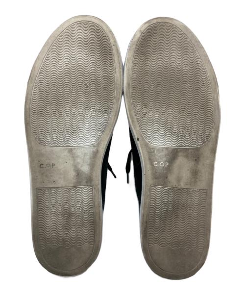 C.QP（シーキューピー）C.QP (シーキューピー) スエードレザースニーカー ブラック サイズ:43の古着・服飾アイテム