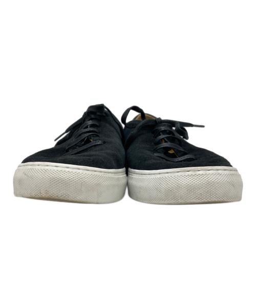 C.QP（シーキューピー）C.QP (シーキューピー) スエードレザースニーカー ブラック サイズ:43の古着・服飾アイテム