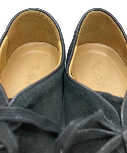 C.QP（シーキューピー）C.QP (シーキューピー) スエードレザースニーカー ブラック サイズ:43の古着・服飾アイテム