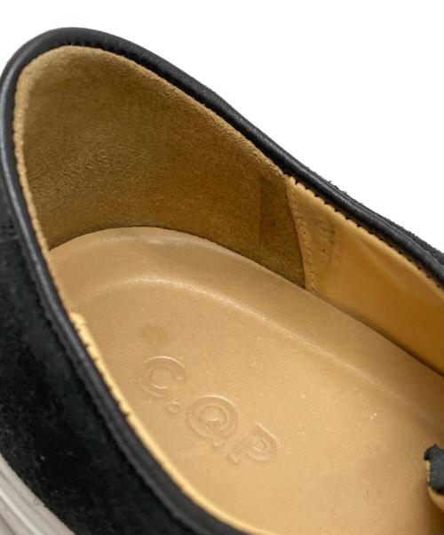 C.QP（シーキューピー）C.QP (シーキューピー) スエードレザースニーカー ブラック サイズ:43の古着・服飾アイテム