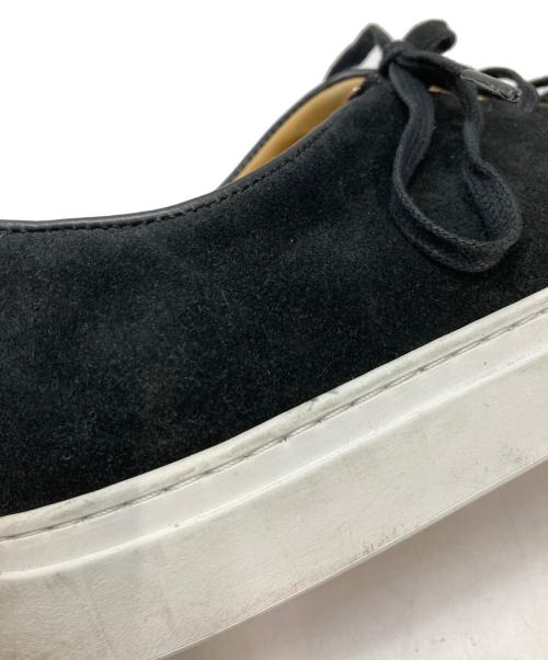 C.QP（シーキューピー）C.QP (シーキューピー) スエードレザースニーカー ブラック サイズ:43の古着・服飾アイテム