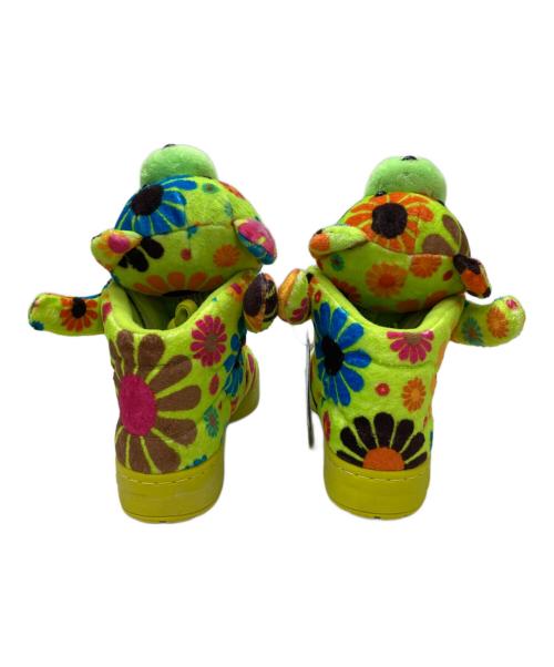 adidas（アディダス）adidas (アディダス) JEREMY SCOTT (ジェレミー スコット) BEAR FLOWER POWER イエロー サイズ:22.5の古着・服飾アイテム
