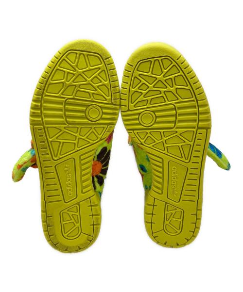 adidas（アディダス）adidas (アディダス) JEREMY SCOTT (ジェレミー スコット) BEAR FLOWER POWER イエロー サイズ:22.5の古着・服飾アイテム