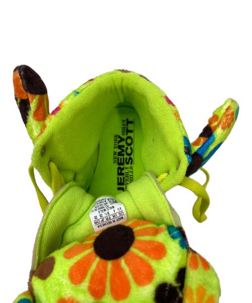 adidas（アディダス）adidas (アディダス) JEREMY SCOTT (ジェレミー スコット) BEAR FLOWER POWER イエロー サイズ:22.5の古着・服飾アイテム