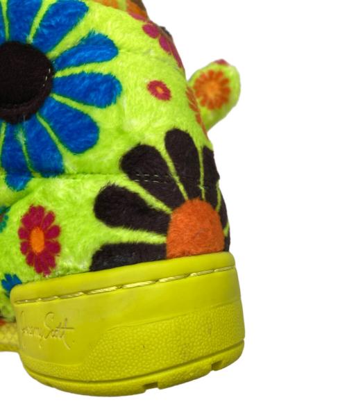 adidas（アディダス）adidas (アディダス) JEREMY SCOTT (ジェレミー スコット) BEAR FLOWER POWER イエロー サイズ:22.5の古着・服飾アイテム