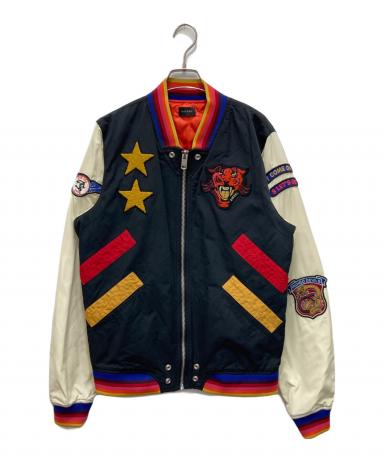 中古・古着通販】DIESEL (ディーゼル) ワッペンスタジャン ブラック