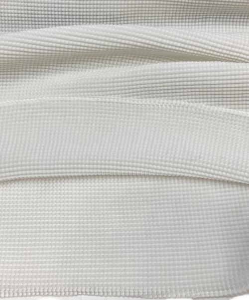 me ISSEY MIYAKE（ミーイッセイ ミヤケ）me ISSEY MIYAKE (ミーイッセイ ミヤケ) ハイネックプリーツカットソー ホワイト サイズ:－の古着・服飾アイテム