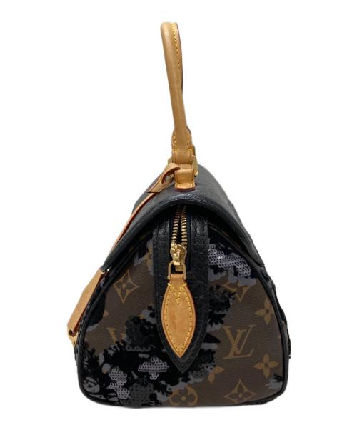 LOUIS VUITTON（ルイ ヴィトン）LOUIS VUITTON (ルイ ヴィトン) フルールドゥカルーゼル ハンドバッグ ブラウン×ブラックの古着・服飾アイテム