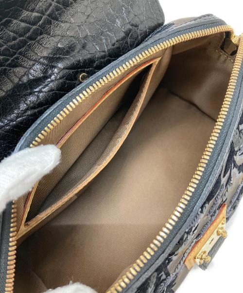 LOUIS VUITTON（ルイ ヴィトン）LOUIS VUITTON (ルイ ヴィトン) フルールドゥカルーゼル ハンドバッグ ブラウン×ブラックの古着・服飾アイテム