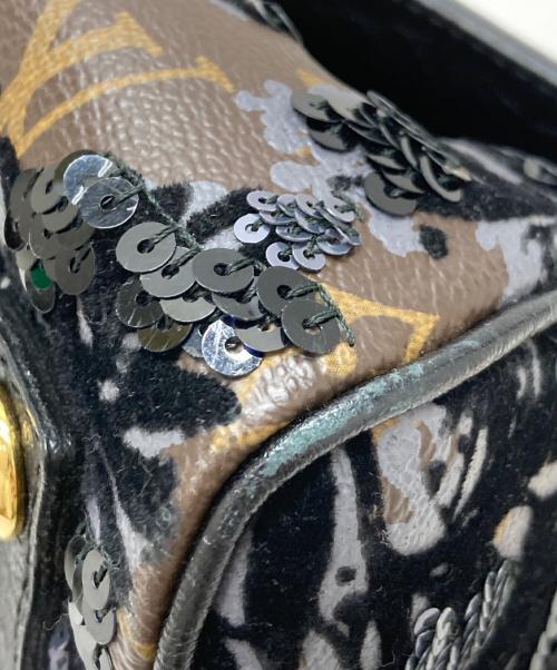 LOUIS VUITTON（ルイ ヴィトン）LOUIS VUITTON (ルイ ヴィトン) フルールドゥカルーゼル ハンドバッグ ブラウン×ブラックの古着・服飾アイテム