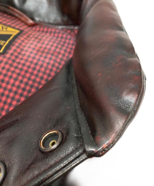 Y'2 leather（ワイツーレザー）Y'2 leather (ワイツーレザー) ダウンレザーベスト ブラウン サイズ:40の古着・服飾アイテム