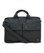 PORTERポーター）の古着「2WAY OVERNIGHT BRIEFCASE」｜グレー