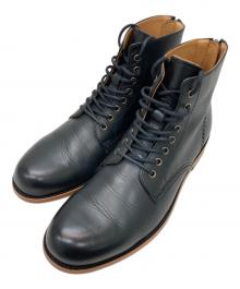 PADRONE（パドローネ）の古着「バックジップレースアップブーツ」｜ブラック