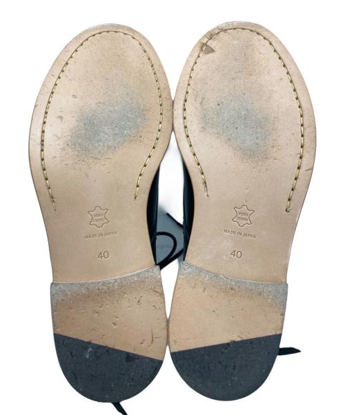 PADRONE（パドローネ）PADRONE (パドローネ) バックジップレースアップブーツ ブラック サイズ:40の古着・服飾アイテム