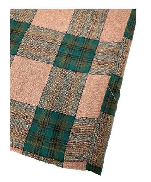 milliken acrallama（ミリケン）milliken acrallama (ミリケン) チェックシャツ ブラウン×グリーン サイズ:Mの古着・服飾アイテム