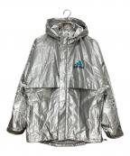 adidasアディダス）の古着「エキップメント メタリック ウインドブレーカー」｜シルバー