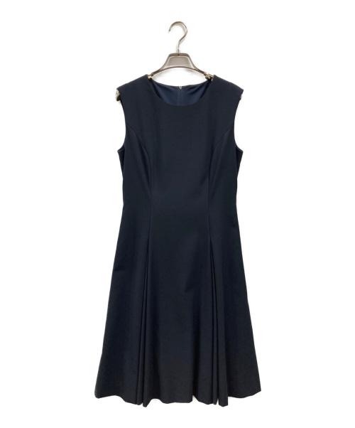 FOXEY NEWYORK（フォクシーニューヨーク）FOXEY NEWYORK (フォクシーニューヨーク) ワンピース ネイビー サイズ:40の古着・服飾アイテム