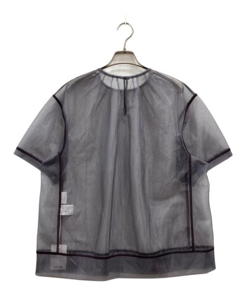 rhodo lirion（ロドリリオン）Rhodo LirioN (ロドリリオン) Crew Neck Shirt - Sheer Tricot クリアパープル サイズ:1の古着・服飾アイテム