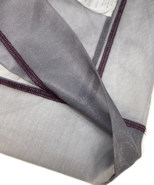 rhodo lirion（ロドリリオン）Rhodo LirioN (ロドリリオン) Crew Neck Shirt - Sheer Tricot クリアパープル サイズ:1の古着・服飾アイテム