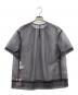 Rhodo LirioN (ロドリリオン) Crew Neck Shirt - Sheer Tricot クリアパープル サイズ:1：6000円