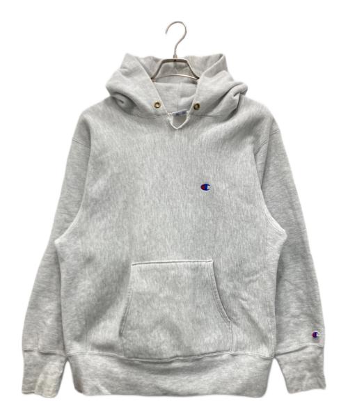 Champion REVERSE WEAVE（チャンピオン リバース ウィーブ）Champion REVERSE WEAVE (チャンピオン リバース ウィーブ) リバースウィーブパーカー グレー サイズ:Lの古着・服飾アイテム