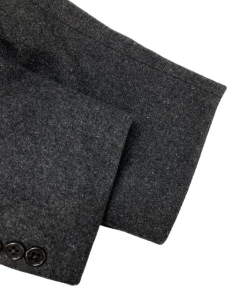 Aquascutum（アクアスキュータム）Aquascutum (アクアスキュータム) ダブルブレストコート グレー サイズ:不明（実寸参照）の古着・服飾アイテム