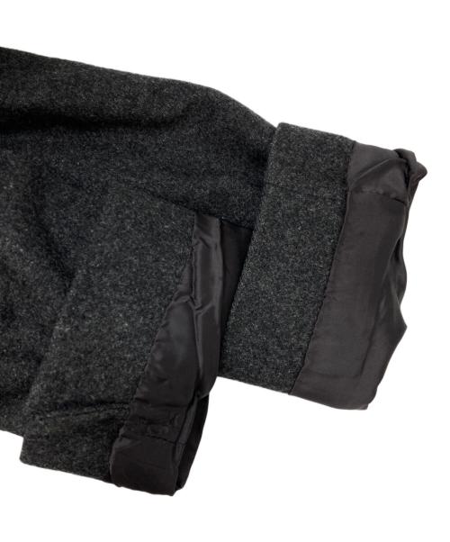 Aquascutum（アクアスキュータム）Aquascutum (アクアスキュータム) ダブルブレストコート グレー サイズ:不明（実寸参照）の古着・服飾アイテム