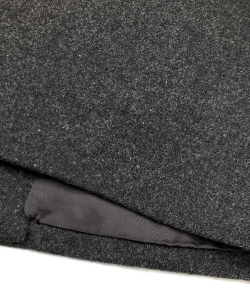 Aquascutum（アクアスキュータム）Aquascutum (アクアスキュータム) ダブルブレストコート グレー サイズ:不明（実寸参照）の古着・服飾アイテム