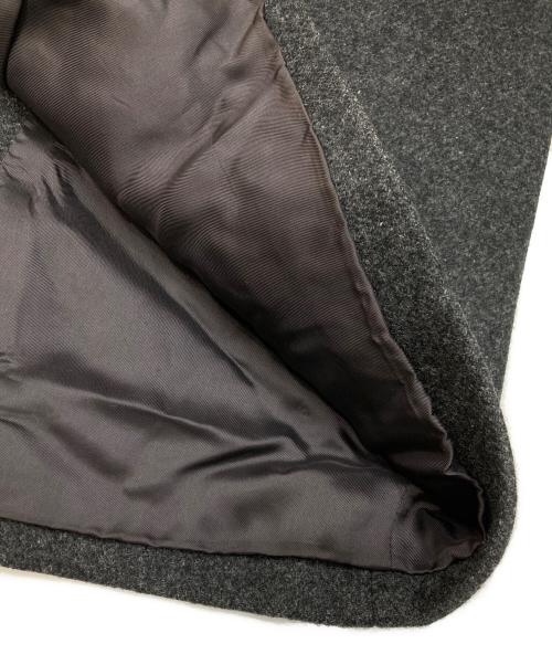 Aquascutum（アクアスキュータム）Aquascutum (アクアスキュータム) ダブルブレストコート グレー サイズ:不明（実寸参照）の古着・服飾アイテム