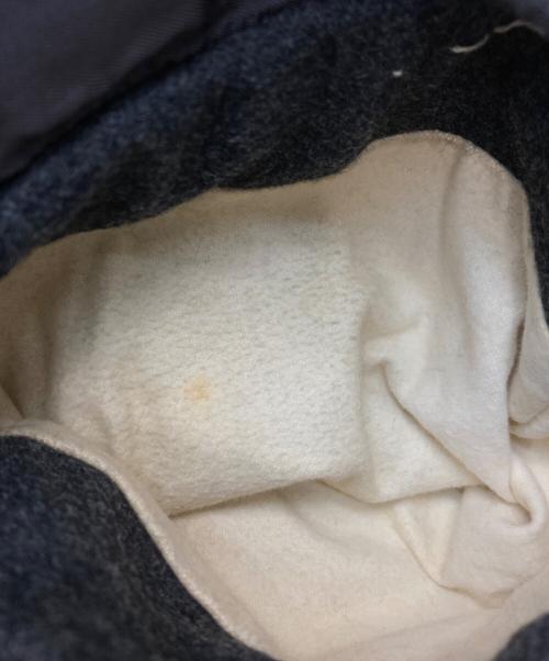 Aquascutum（アクアスキュータム）Aquascutum (アクアスキュータム) ダブルブレストコート グレー サイズ:不明（実寸参照）の古着・服飾アイテム