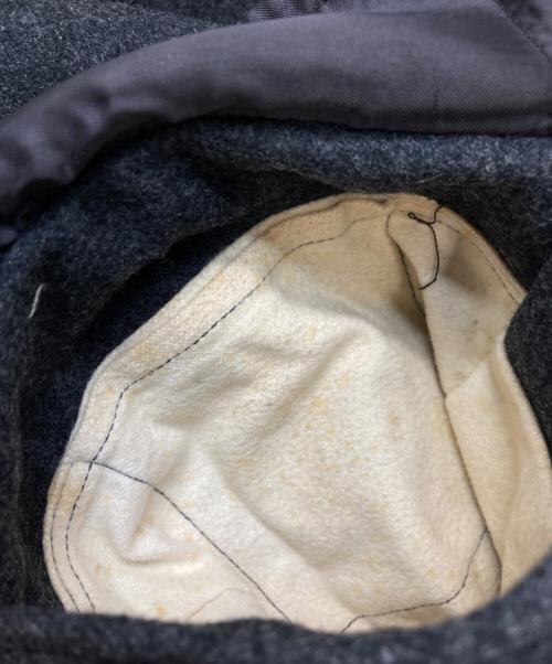 Aquascutum（アクアスキュータム）Aquascutum (アクアスキュータム) ダブルブレストコート グレー サイズ:不明（実寸参照）の古着・服飾アイテム