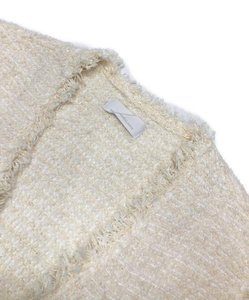 GALLARDA GALANTE（ガリャルダガランテ）GALLARDA GALANTE (ガリャルダガランテ) ツイードジレ アイボリー サイズ:FREEの古着・服飾アイテム