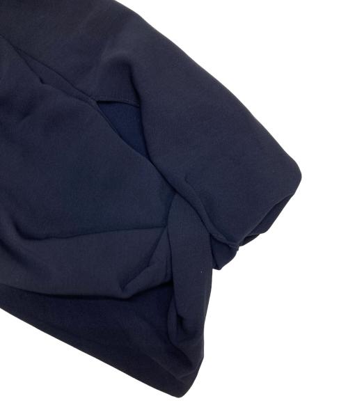 ADORE（アドーア）ADORE (アドーア) クレールジョーゼット2ビッグスリーブワンピース ネイビー サイズ:38の古着・服飾アイテム