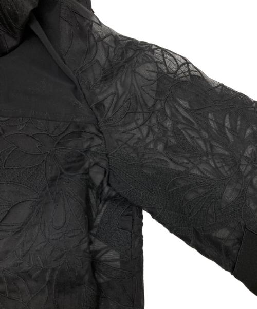 ADORE（アドーア）ADORE (アドーア) シルク刺繍ブラウス ブラック サイズ:38の古着・服飾アイテム