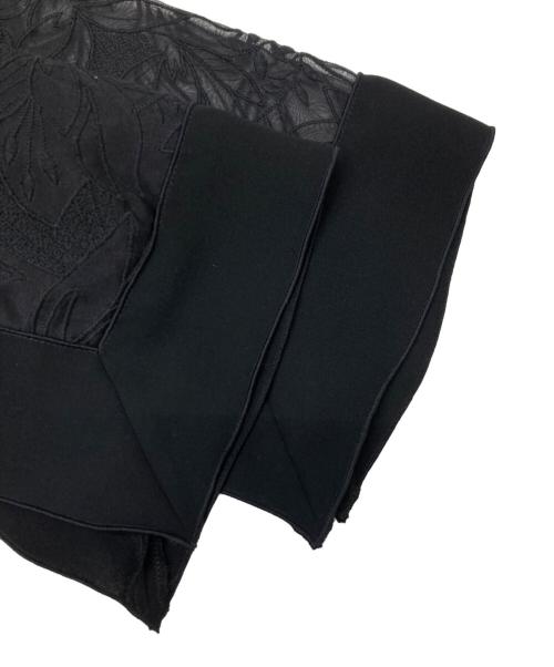 ADORE（アドーア）ADORE (アドーア) シルク刺繍ブラウス ブラック サイズ:38の古着・服飾アイテム