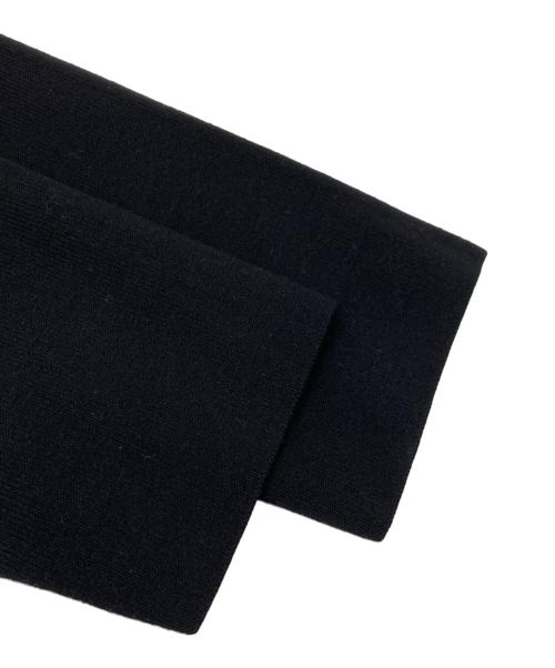 ADORE（アドーア）ADORE (アドーア) ハーフプリーツニットワンピース ブラック サイズ:38の古着・服飾アイテム