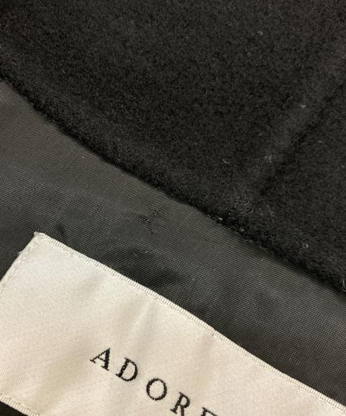 ADORE（アドーア）ADORE (アドーア) ルチアーナリバーバックベルトコート ブラック サイズ:38の古着・服飾アイテム