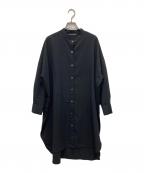 mizuiro-indミズイロインド）の古着「シャツワンピース」｜ブラック