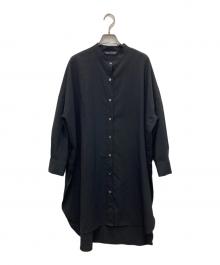 mizuiro-ind（ミズイロインド）の古着「シャツワンピース」｜ブラック