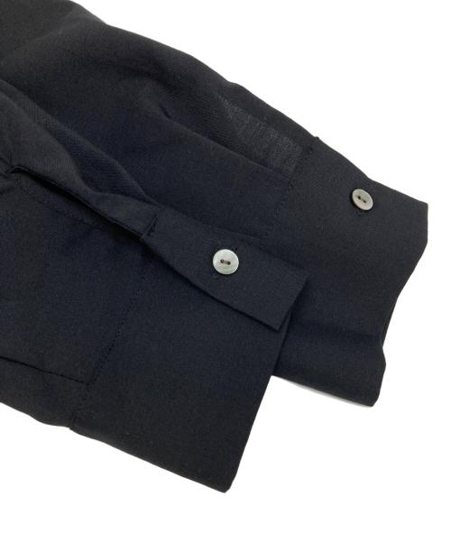 mizuiro-ind（ミズイロインド）mizuiro-ind (ミズイロインド) シャツワンピース ブラック サイズ:不明（実寸参照）の古着・服飾アイテム