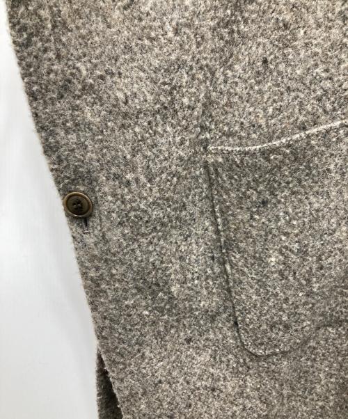 nest Robe（ネストローブ）nest Robe (ネストローブ) ブリティッシュウールフーデッドポンチョコート ブラウン サイズ:FREEの古着・服飾アイテム