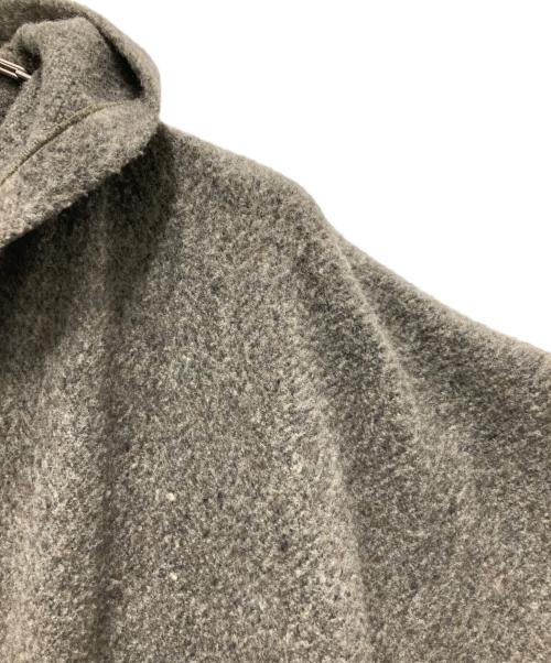 nest Robe（ネストローブ）nest Robe (ネストローブ) ブリティッシュウールフーデッドポンチョコート ブラウン サイズ:FREEの古着・服飾アイテム